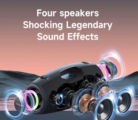 ZEALOT S78 High Power 100W Portable Bluetooth Speakers