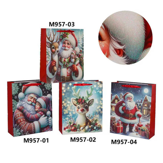 Pack of 24 pcs A4 assorted gift bags with cards