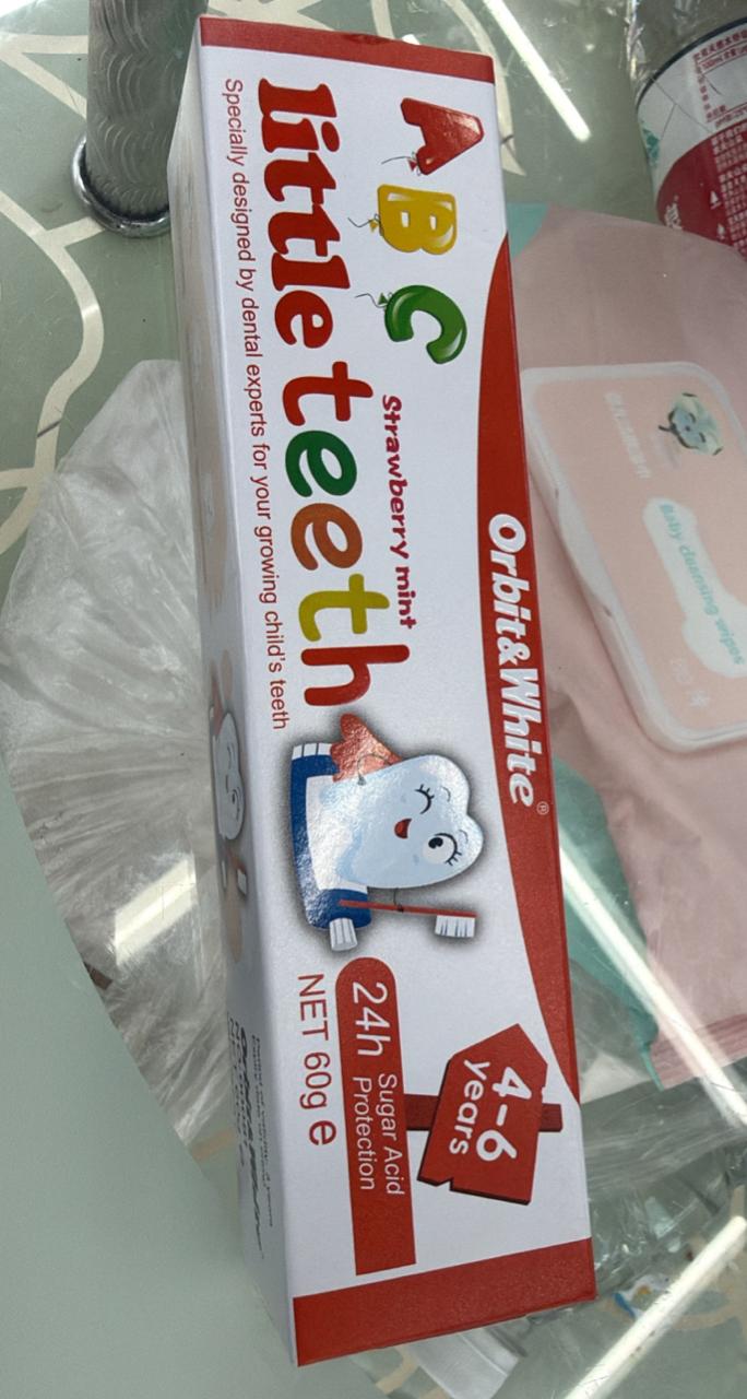 Pack of 6pcs kids toothpaste