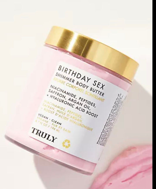 Truly luxury birthday sex body butter