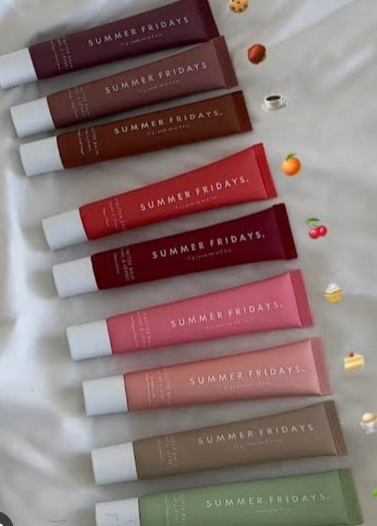 2 pcs summer Fridays lip butter