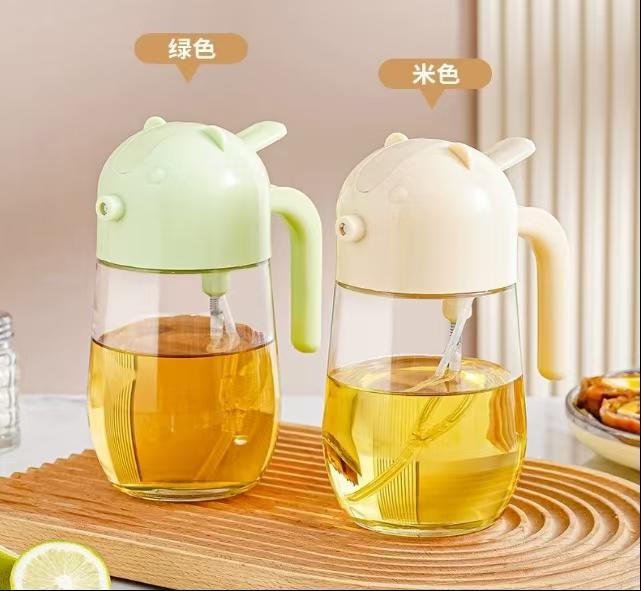 Beautiful classy bird design automatic oil jar