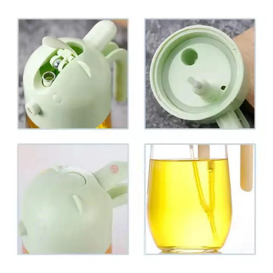 Beautiful classy bird design automatic oil jar