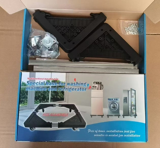 Adjustable Movable Base Stand for Washing Machine & Refrigerator