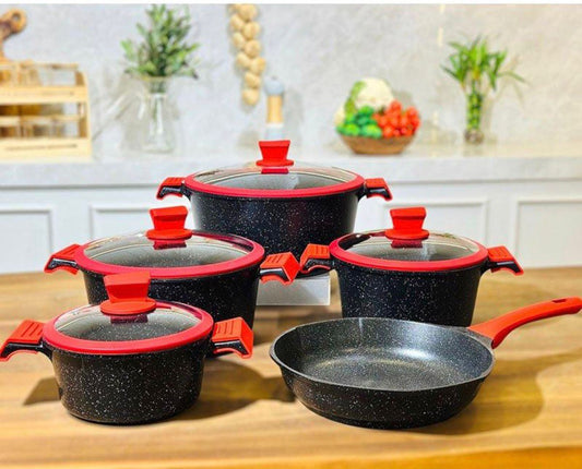Premium Non-Stick Cookware Set – 5 Pieces