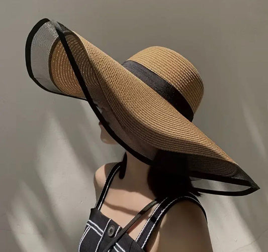 Wide brim summer hat