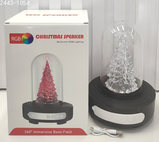 Bluetooth speaker with Christmas lights