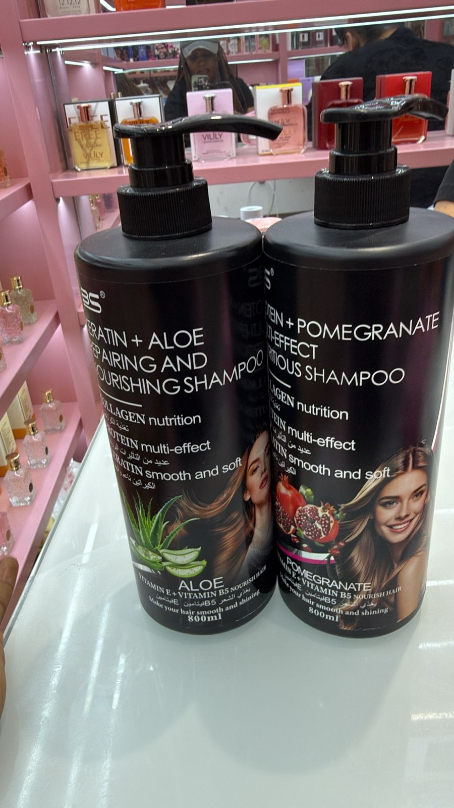 3S Keratin Nourishing Shampoos – 800ml 2pcs