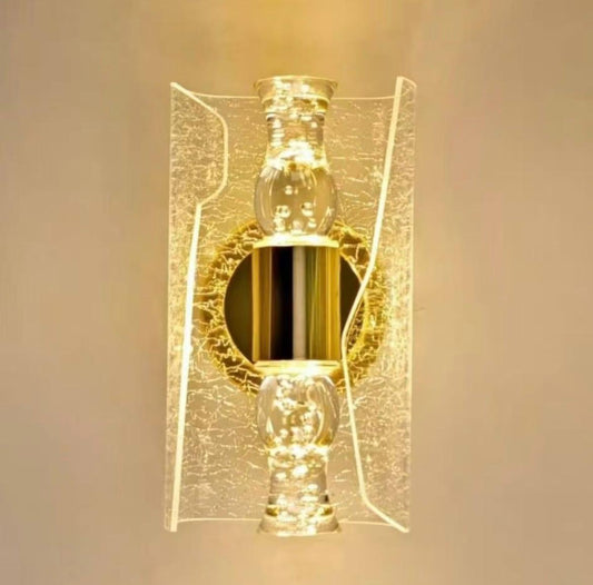 Decorative Crystal Wall Light – Set of 2
