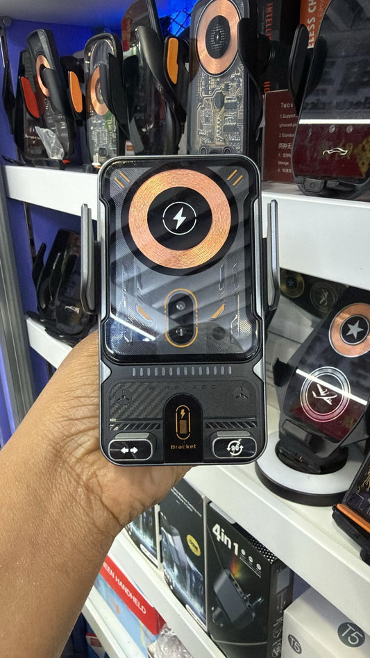 Wireless Car Fast Charger – With Smart Bracket
