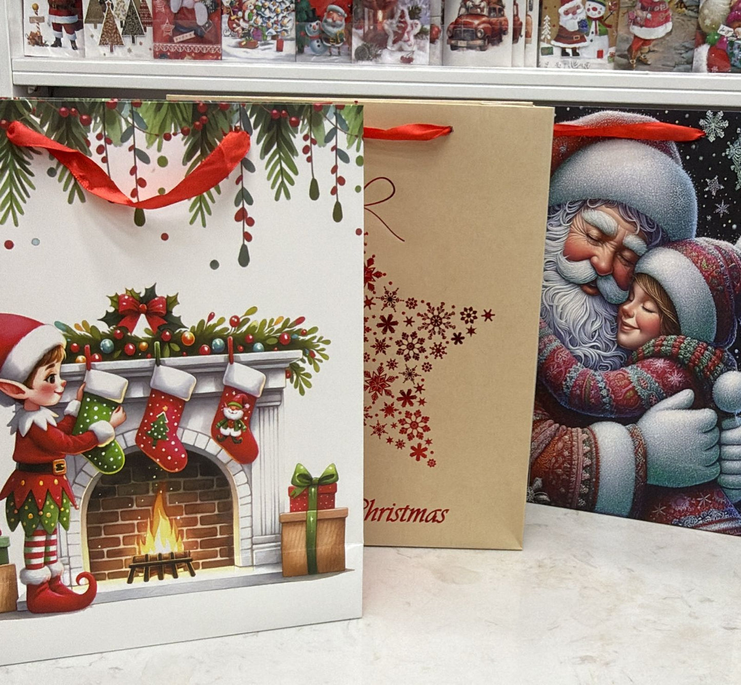 Assorted 6 pcs Christmas themed bags