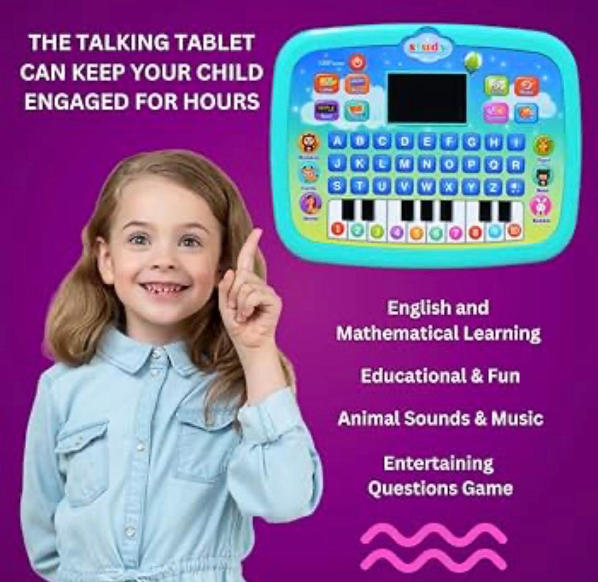 Learning talking tablets with display screen  for toddlers