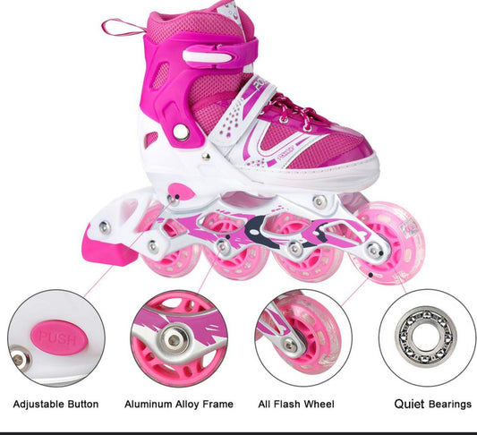 Adjustable roller skater.