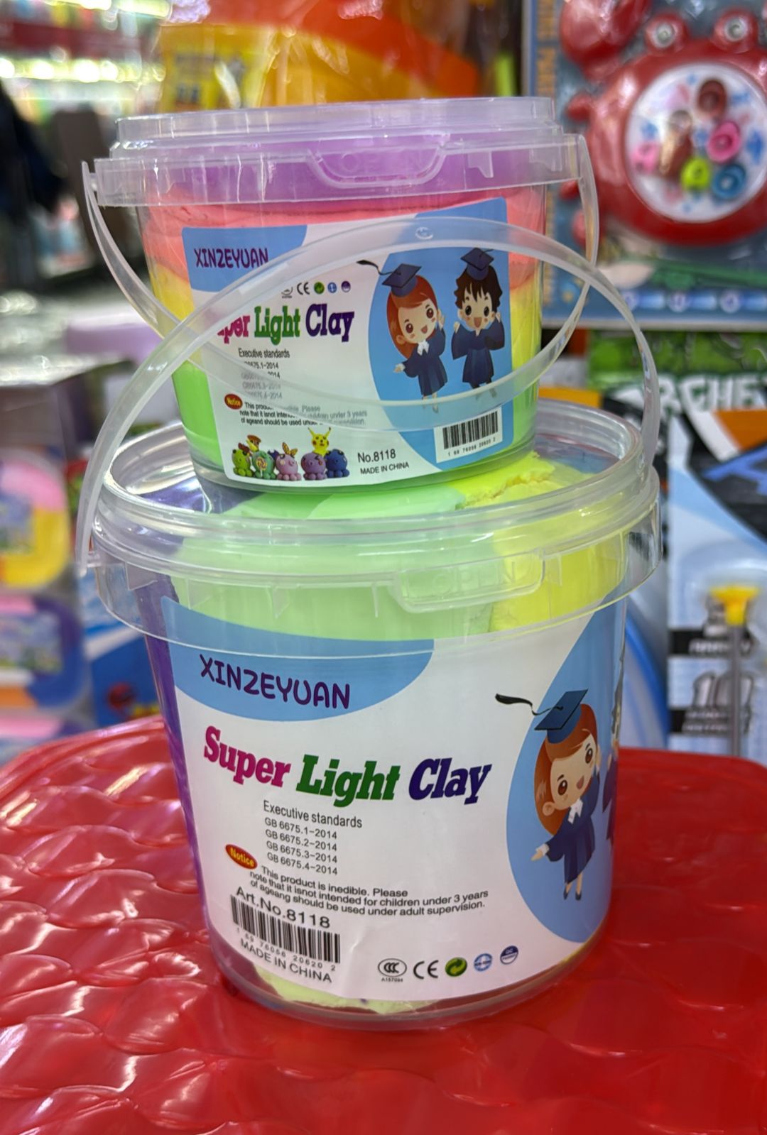 2 sets mounding clay non transfer