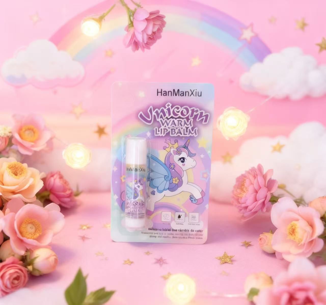 6pcs cartoon themed kids lip balm