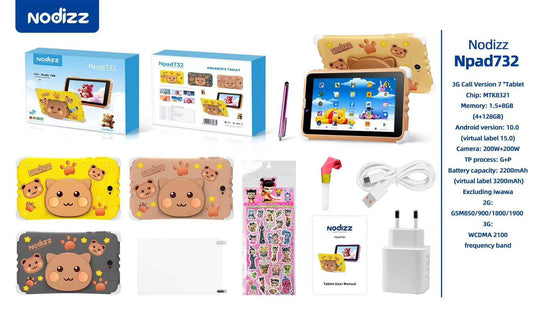Nodizz Npad732 Kids Tablet – Smart, Safe &amp; Fun Learning