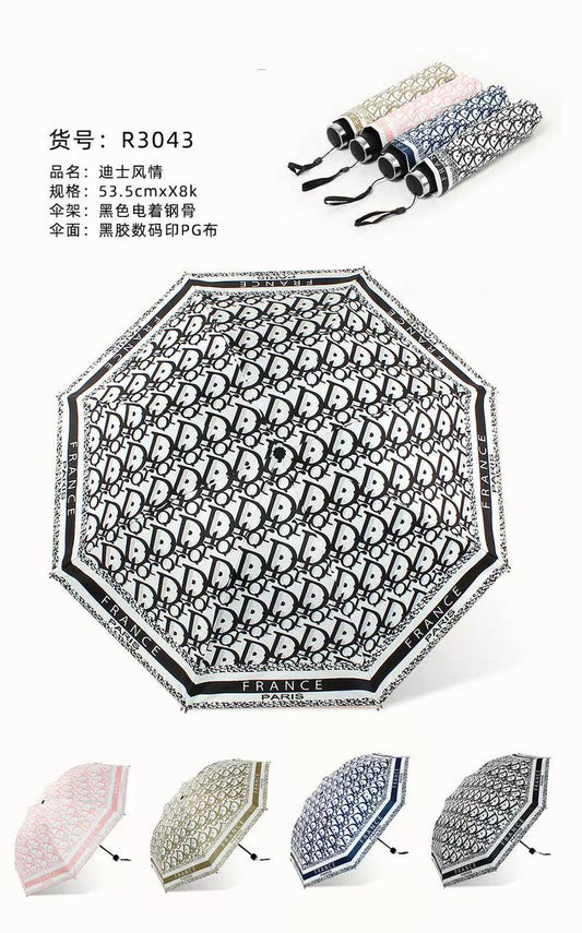 Dior designer umbrellas. Portable size anti soak