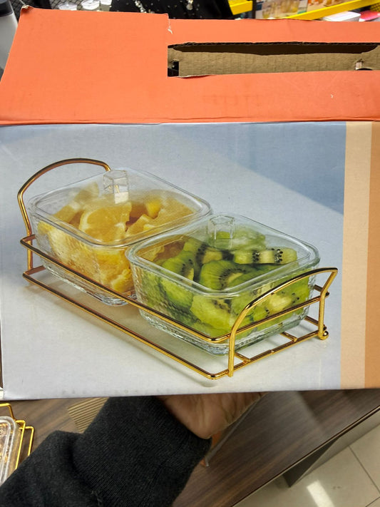 2pcs snack container