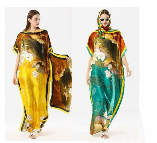 Silk boo boo dress