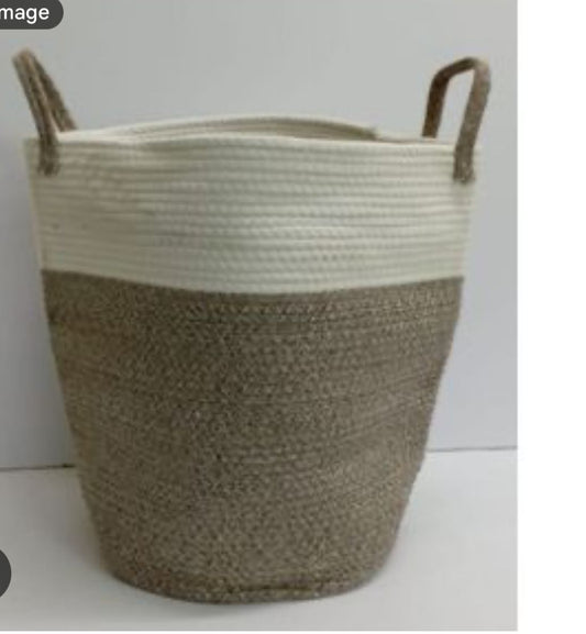 Two-Tone Woven Basket – Preorder