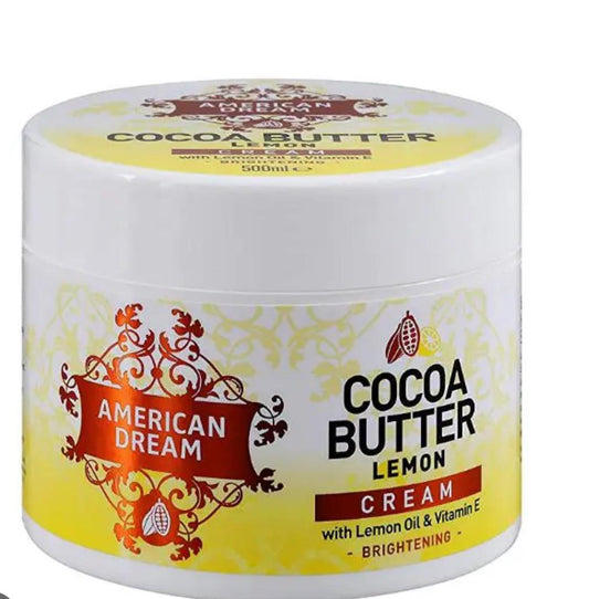Cocoa butter lemon serum and body butter