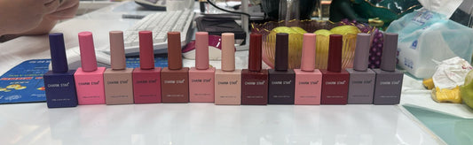 Charm range of UV nail gel 12pcs