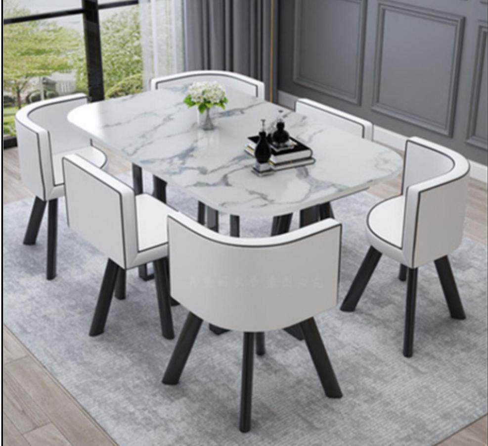 6-Seater Dining Table Set – Where Comfort Meets Sophistication