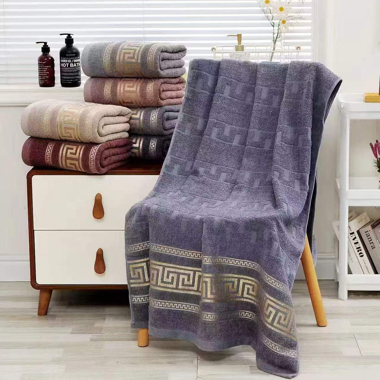 Soft & Absorbent Adult Towels – Set of 2 (Mixed Colors)
