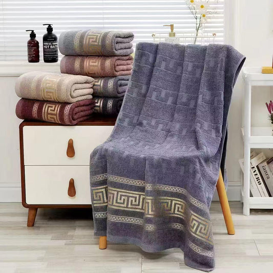 Soft & Absorbent Adult Towels – Set of 2 (Mixed Colors)