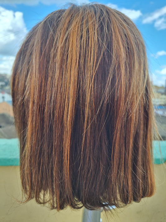 12-inch Bobo human hair