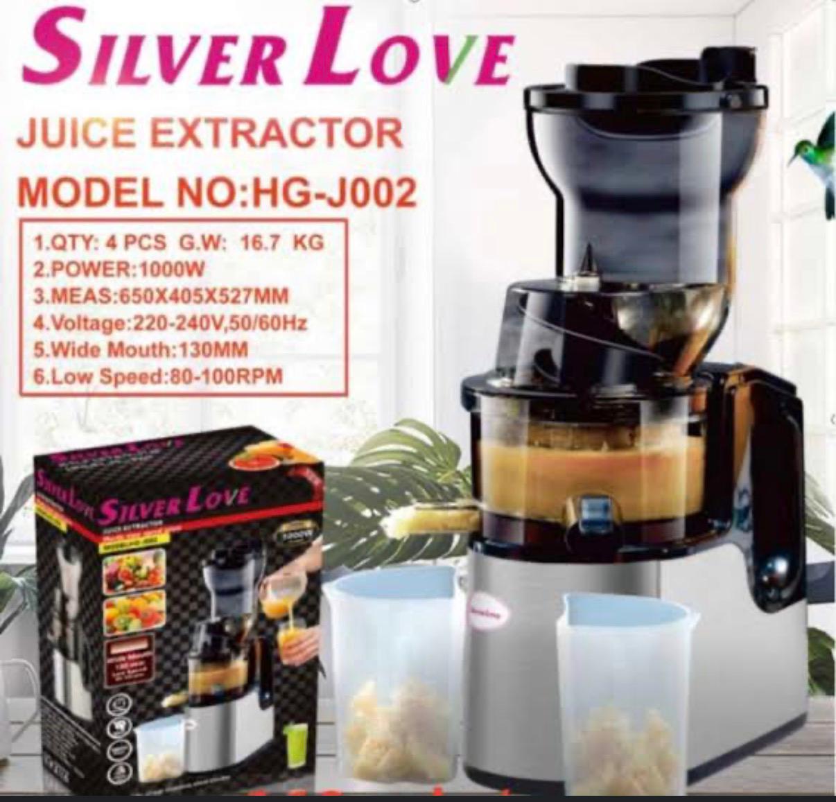 Silver love slow juicer