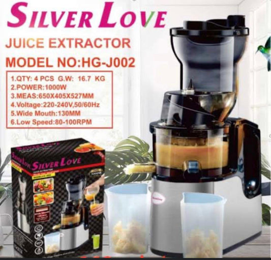 Silver love slow juicer