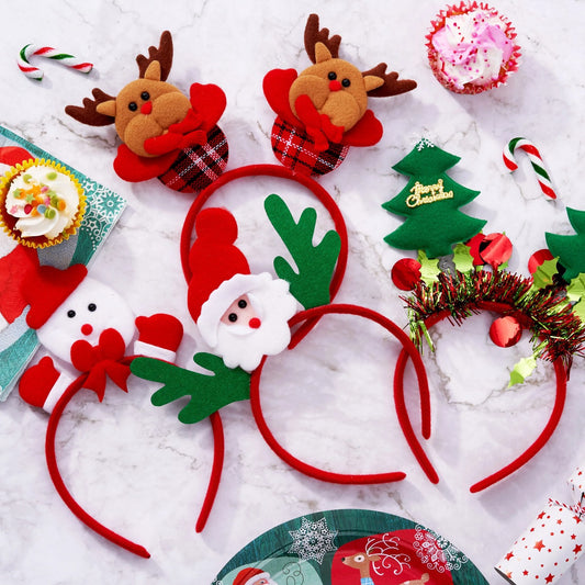 6pc Christmas headband