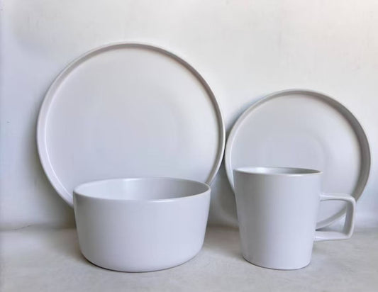 16 pcs Dinner set White