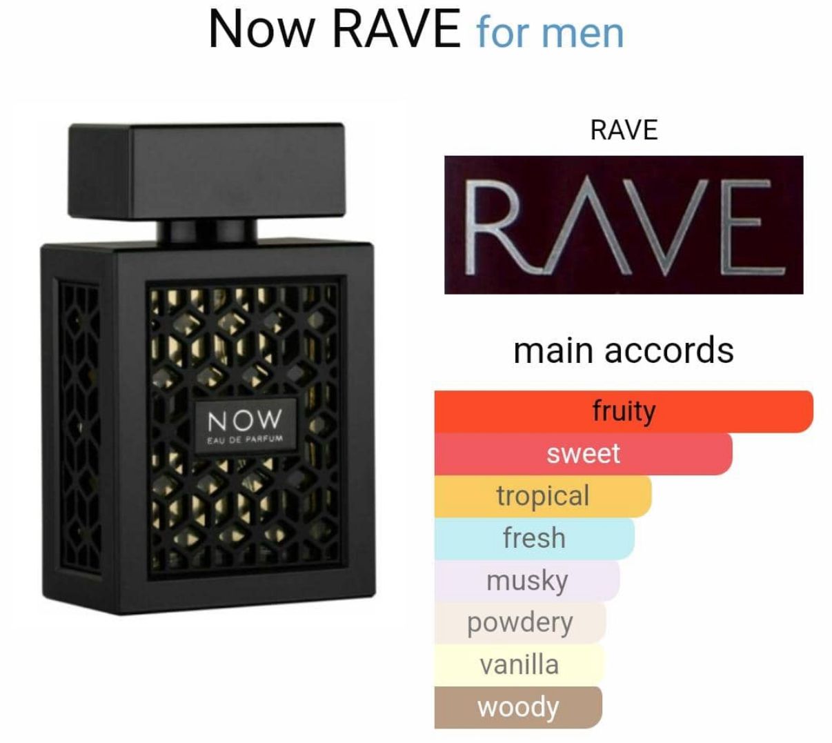 Rave Now Black for Men