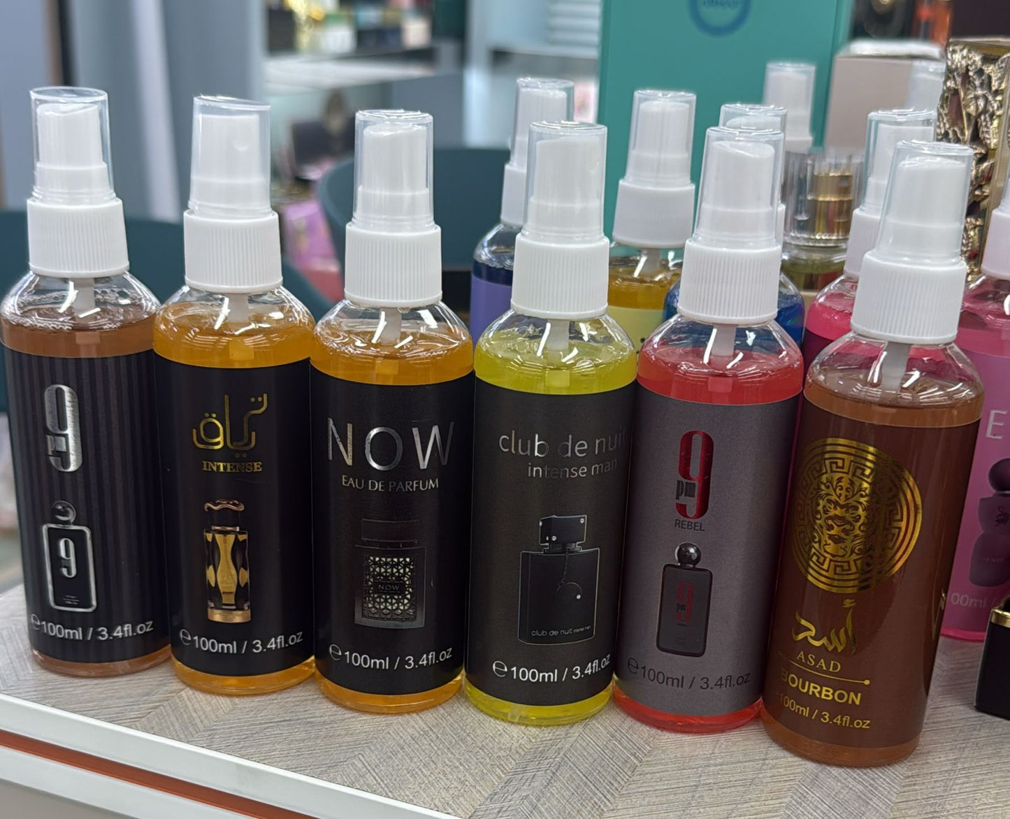 6pcs assorted men body mists lasts upto 8hrs