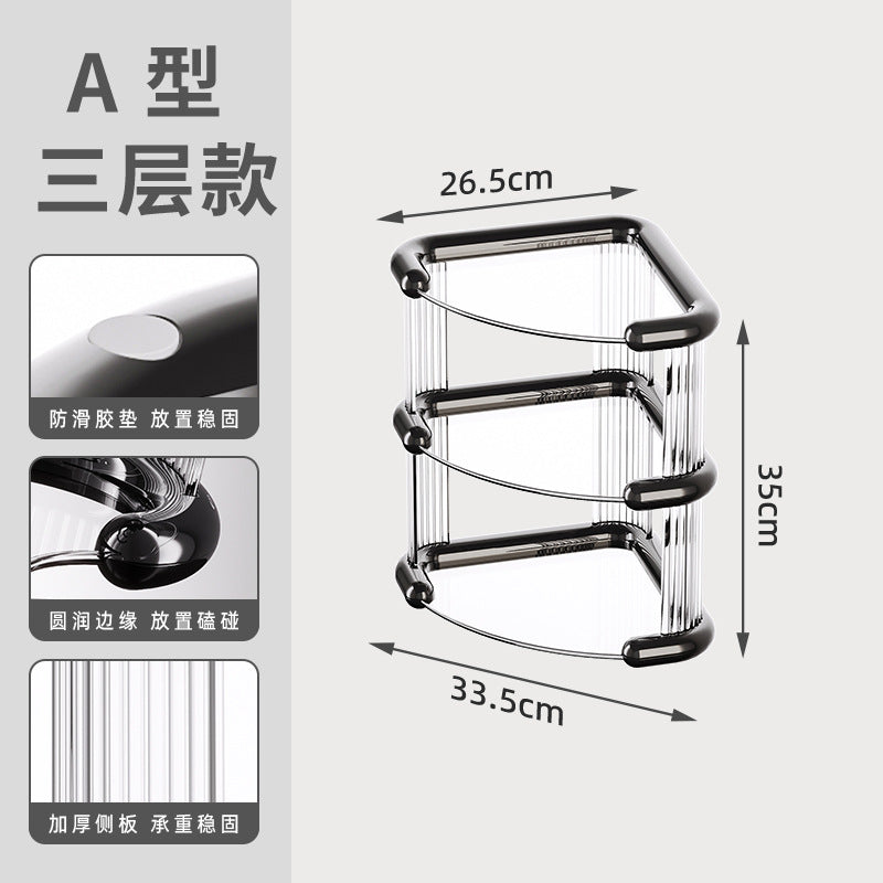 3-tier corner storage rack